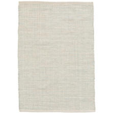 Marled Light Blue Woven Cotton Rug