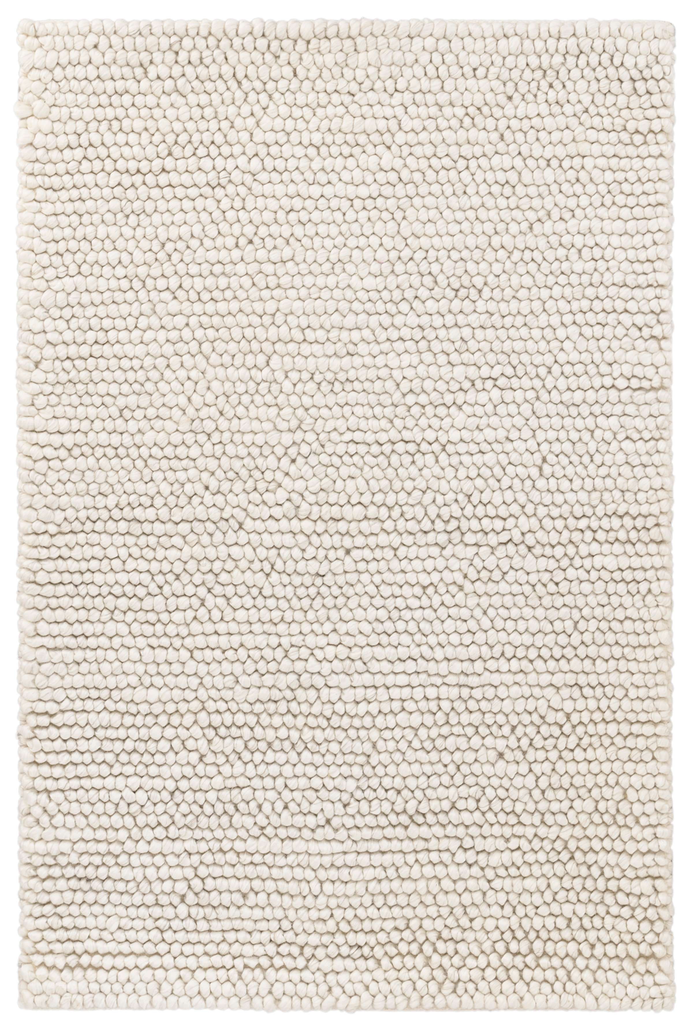 Niels Ivory Woven Wool Viscose Rug Dash Albert