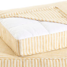 Adams Ticking Gold Dog Bed Cover