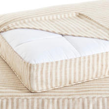 Adams Ticking Natural Dog Bed Cover