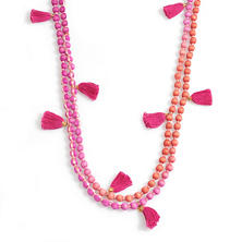 Pink Beachy Beads Necklace