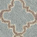 Plain Tin Slate Micro Hooked Wool Rug