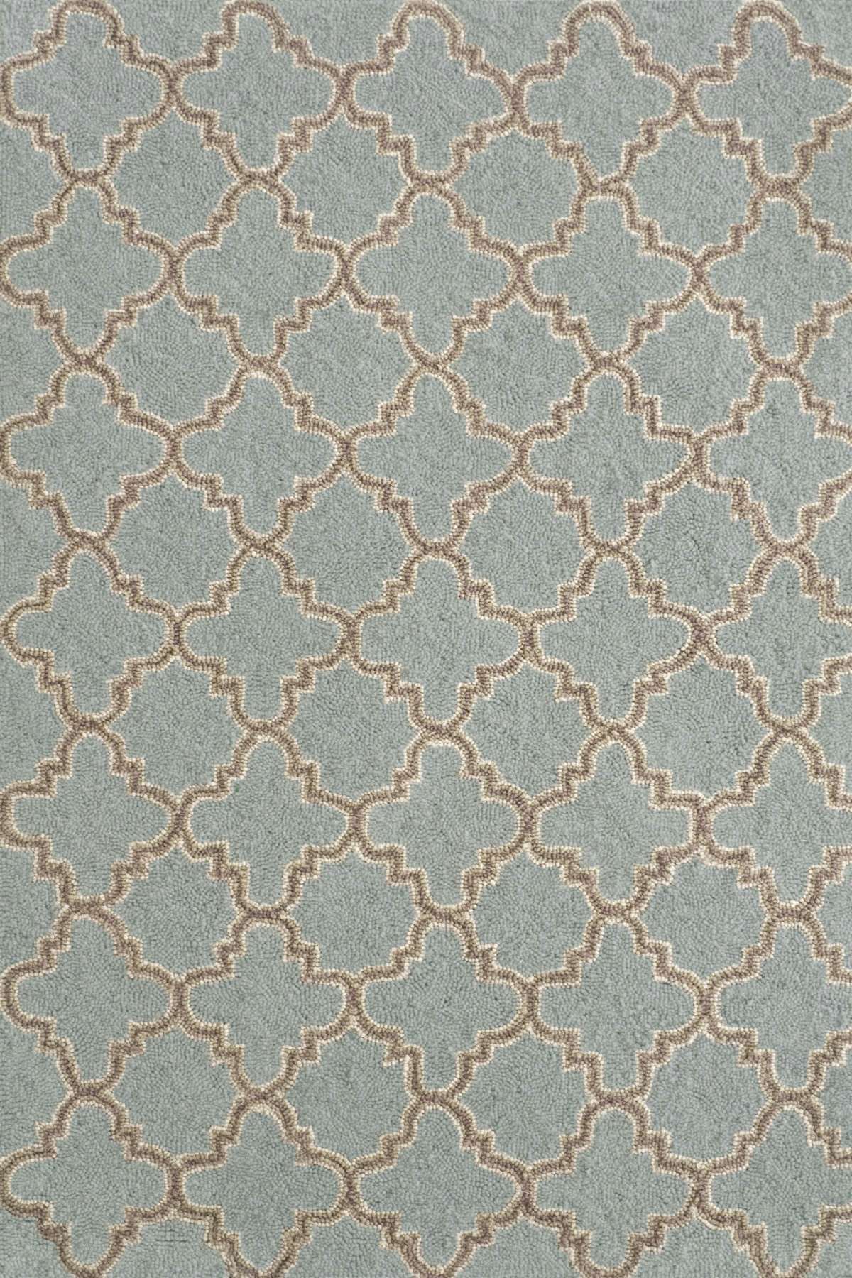 Plain Tin Slate Wool Micro Hooked Rug Dash Albert