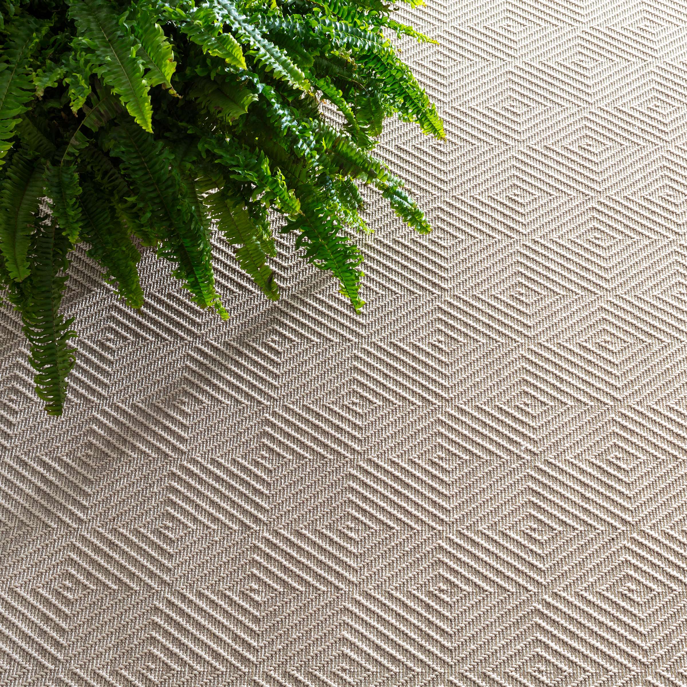 Cress Platinum Indoor Outdoor Custom Rug