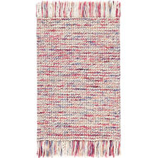 Lanka Pink Woven Wool Rug