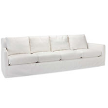 Relax to the Max 4 Seat Outdoor Sofa Linen White Canvas