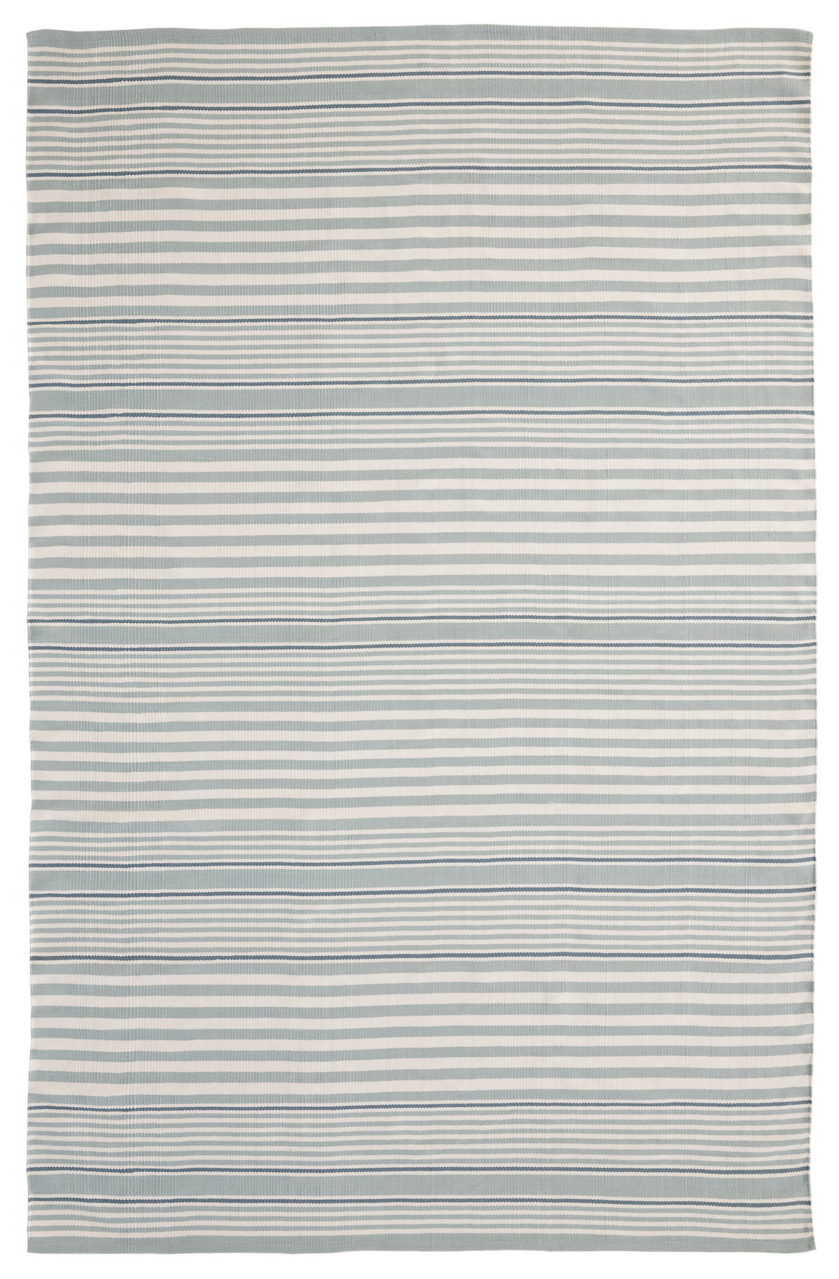 Rugby Stripe Light Blue Indoor Outdoor, Light Blue And White Striped Rug
