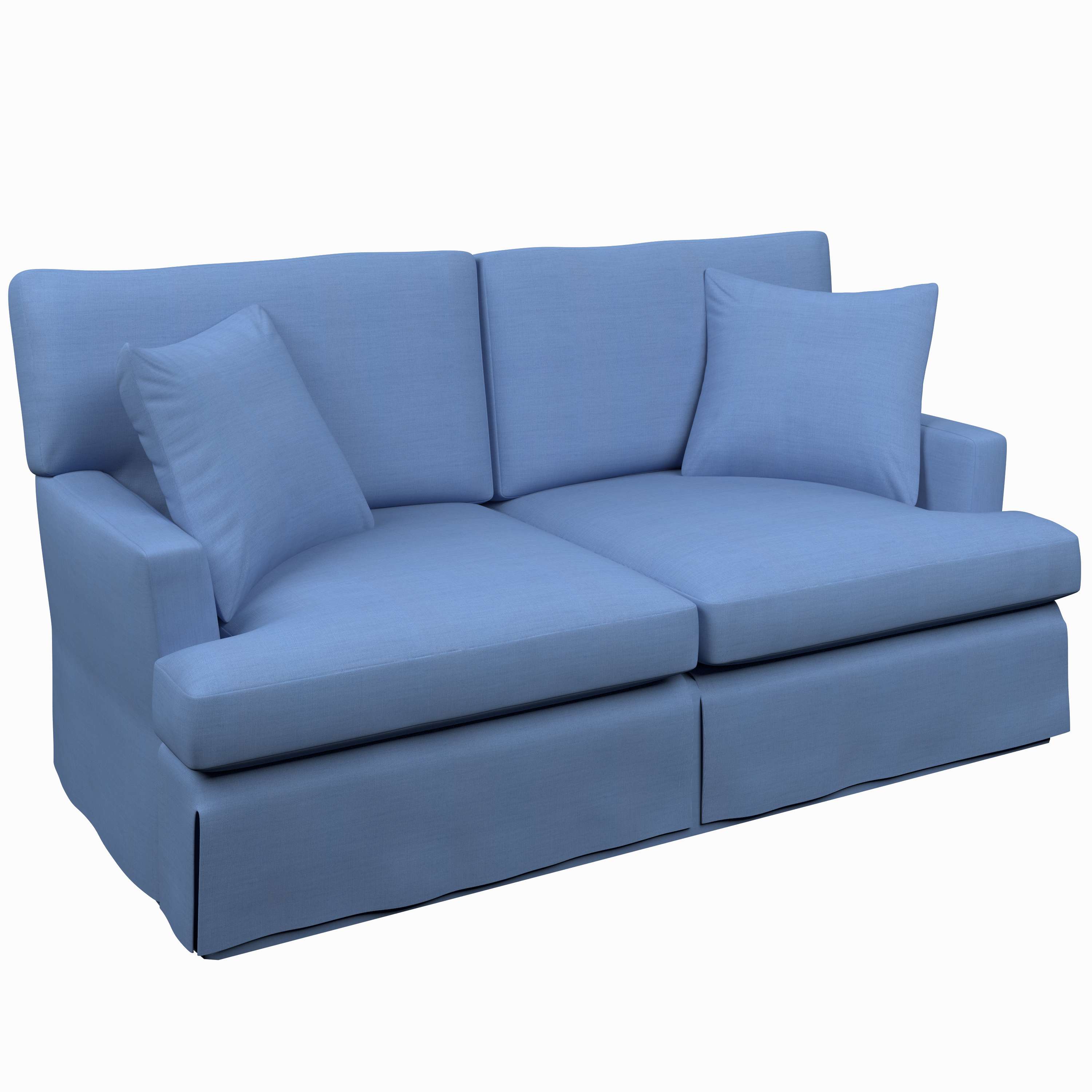 Estate Linen French Blue Saybrook 2 Seater Upholstered Sofa | Furniture