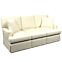 Estate Linen Ivory Saybrook 3 Seater Slipcovered Sofa