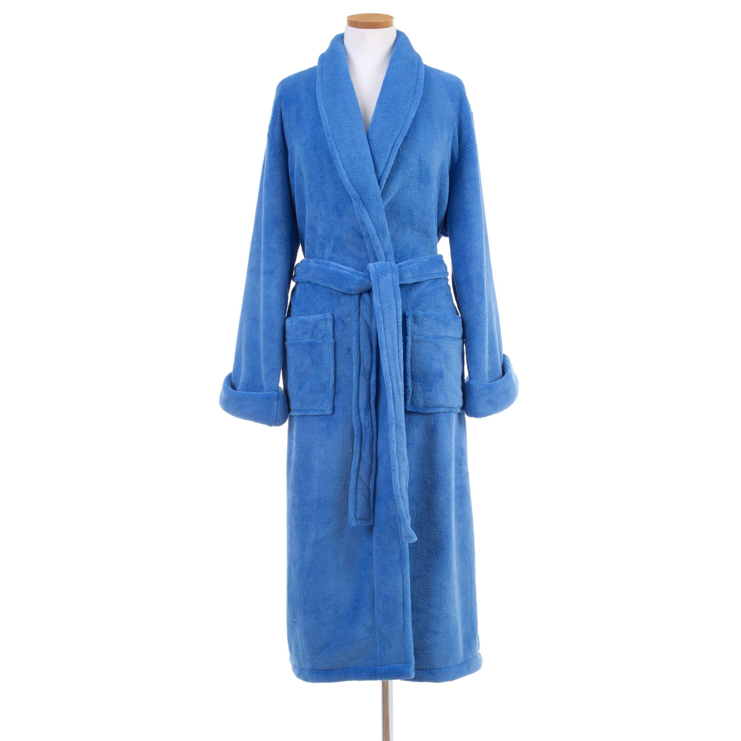 Sheepy Fleece French Blue Robe | Pine Cone Hill