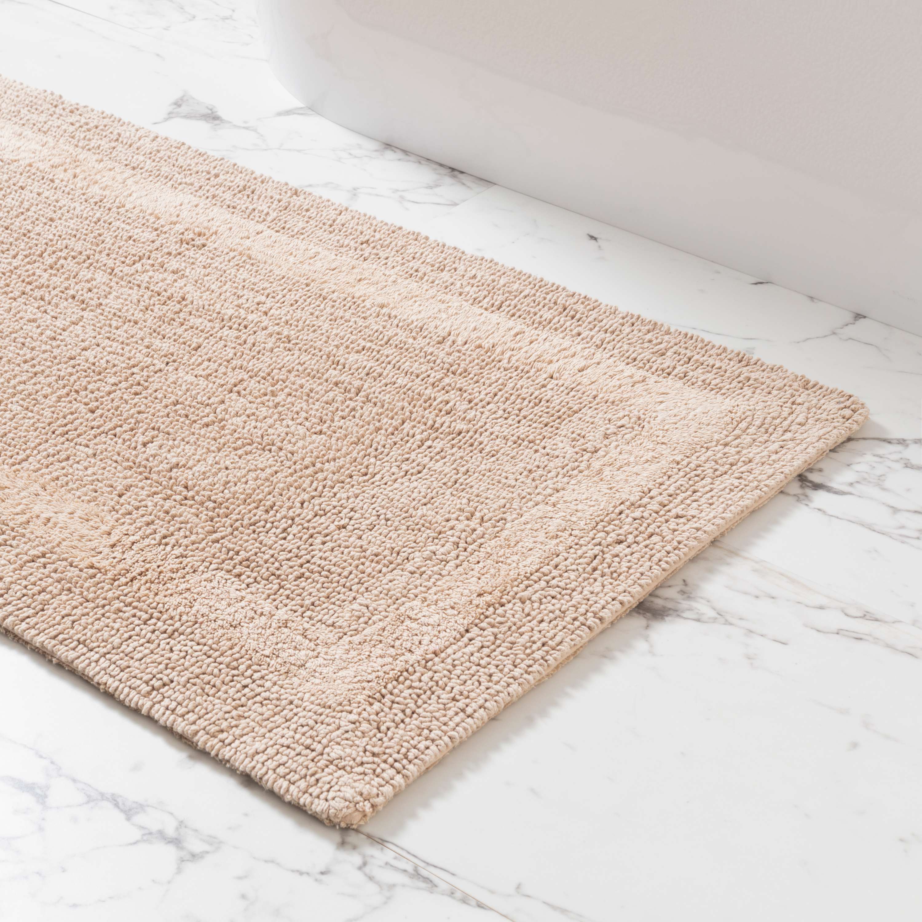 Signature Linen Bath Rug | Pine Cone Hill