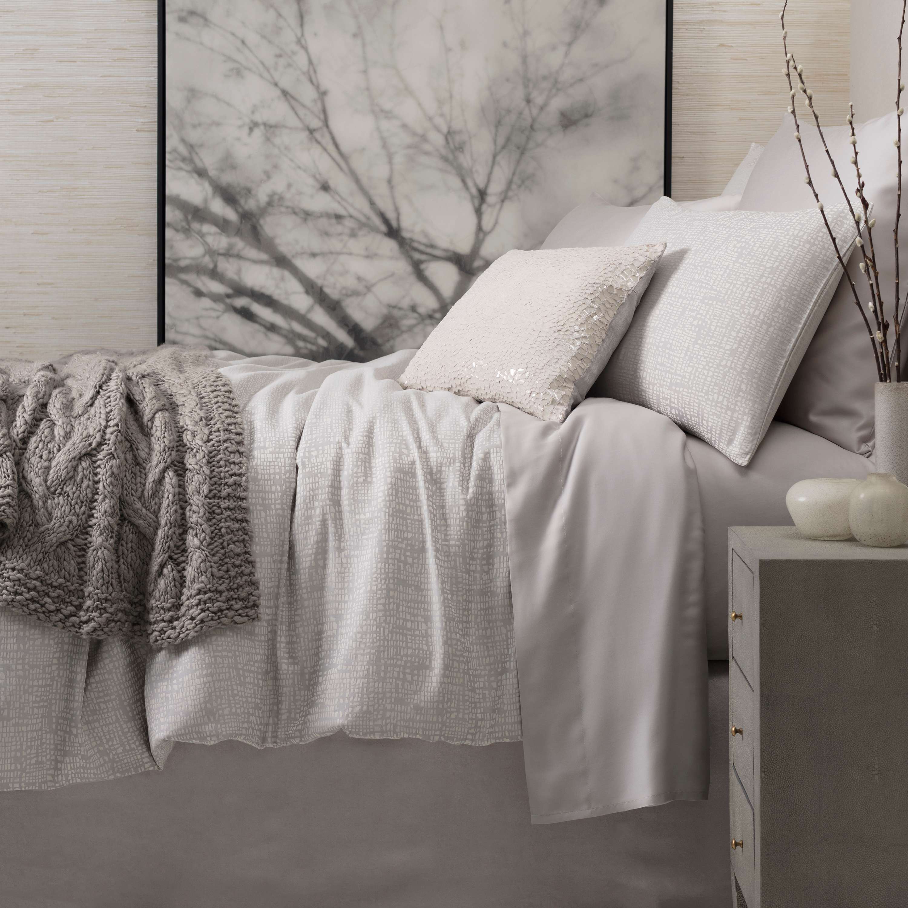 Grey Cotton Sale Bedding And Duvet Covers Annie Selke Outlet