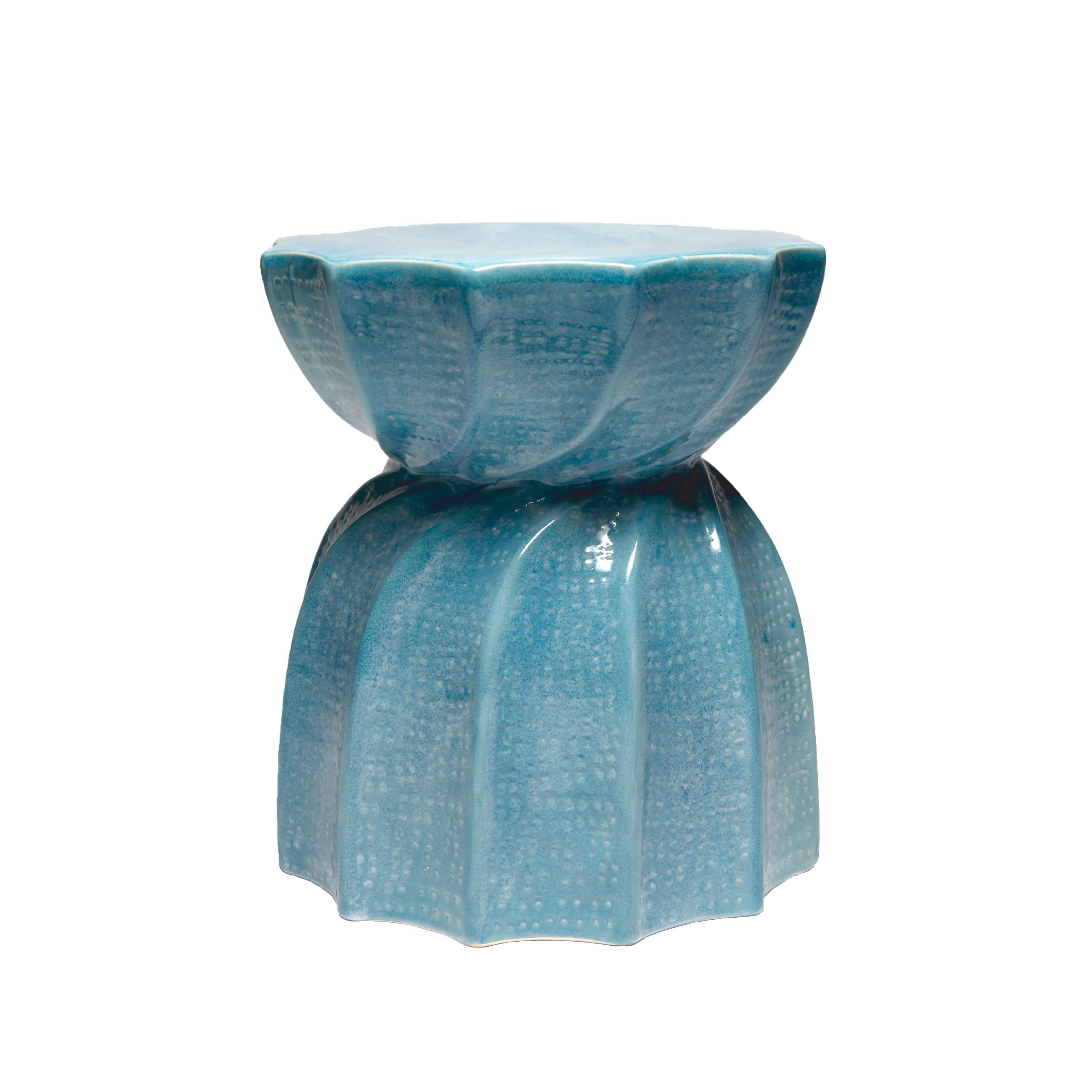Soft Blue Bea Stool Furniture
