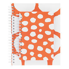 Spots On Dots Orange Notebook /Set Of 2