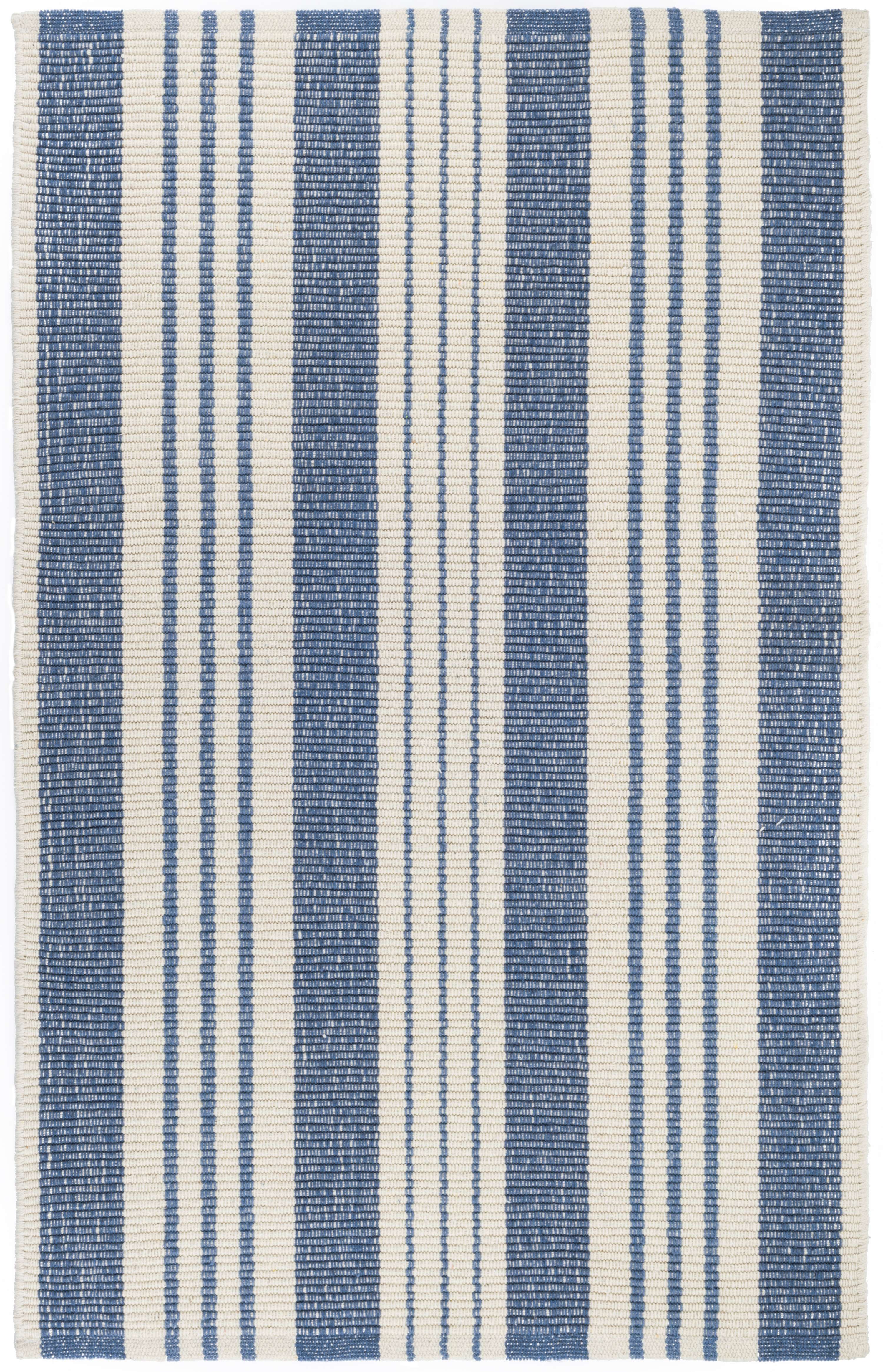 Staffordshire Stripe Woven Cotton Rug | Dash & Albert