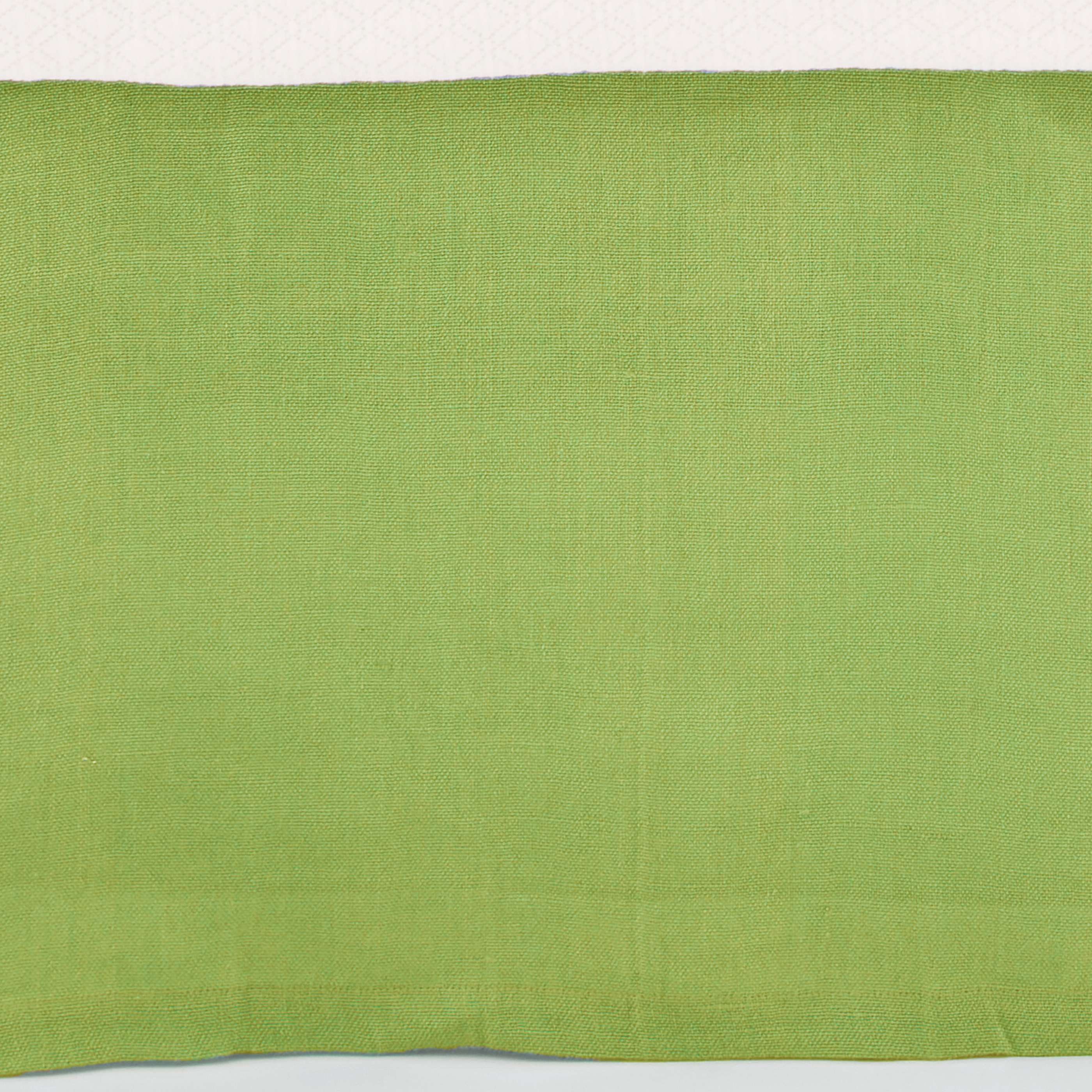 Stone Washed Linen Green Tailored Paneled Bed Skirt The Outlet