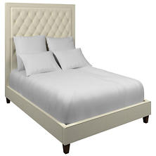 Estate Linen Ivory Stonington Tufted Bed