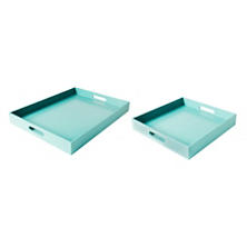 Turquoise Lacquer Tray