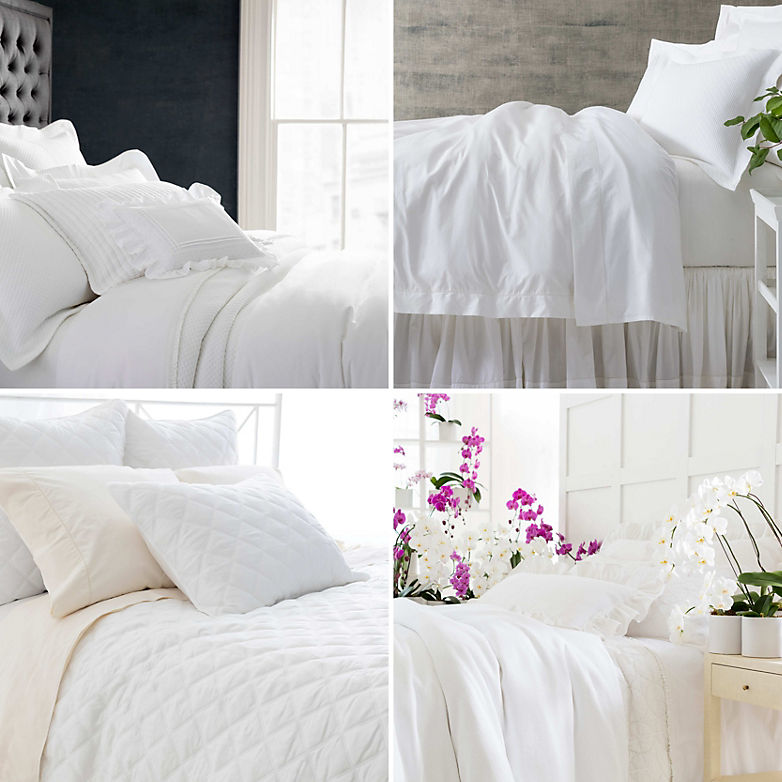 How to Add Pops of Color to An All-White Bedroom | Annie Selke's Fresh American Style