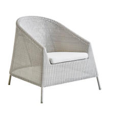White/Grey Kingston Lounge Chair