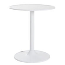 White Mod Pedestal Table